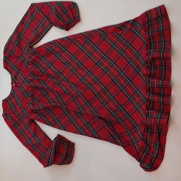 Disney Store Minnie Mouse Christmas holiday nightgown pajamas size 9 10 - Picture 2 of 9